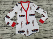 Hot Girl Christmas Short Onesie