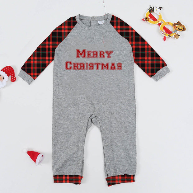 Varsity Plaid Christmas Pajamas - Baby